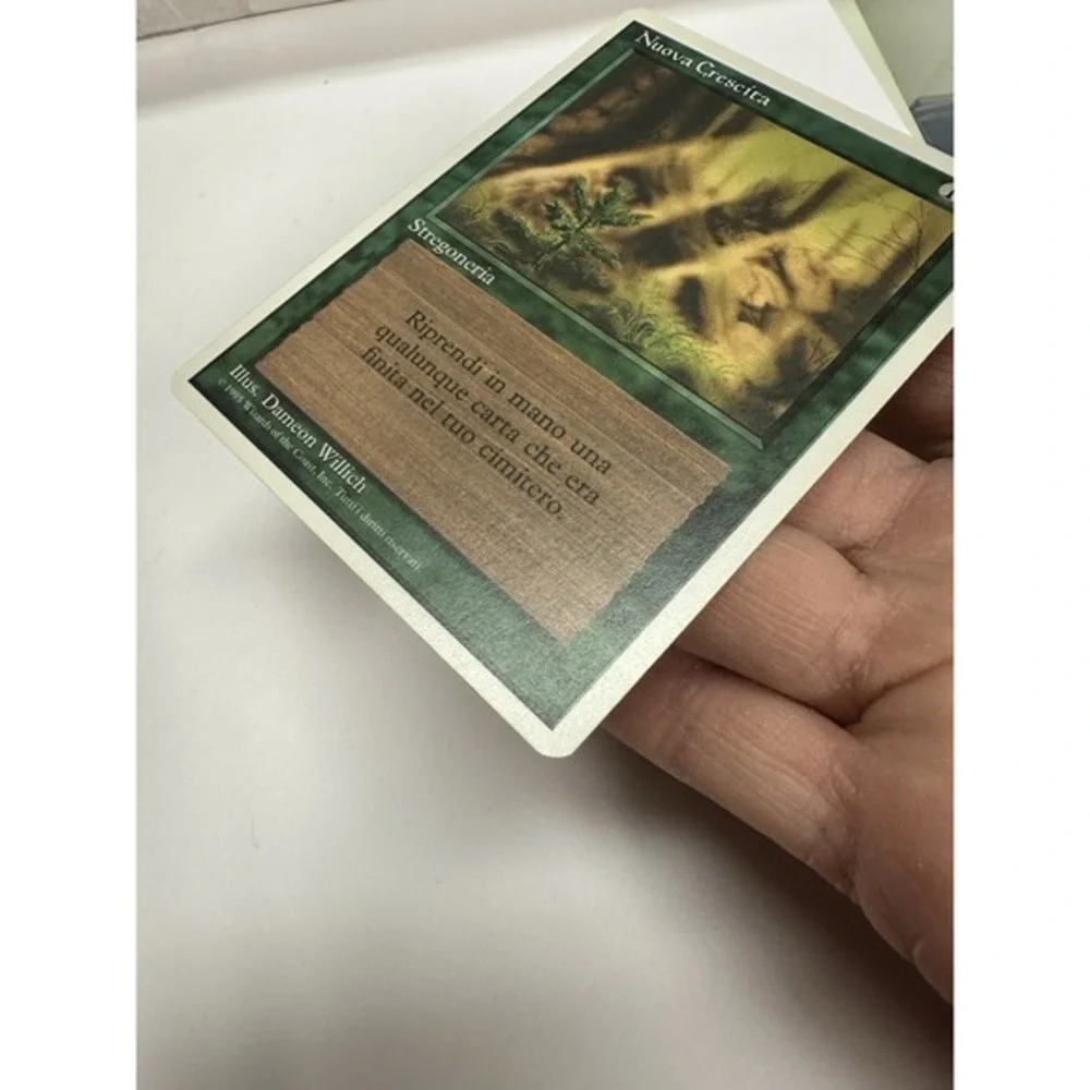 Regrowth Nuova Crescita Italian LP-NM Vintage MtG Magic the gathering RARE‎